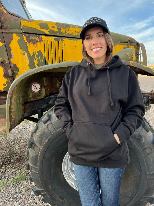 MOSG Black Pullover Hoodie