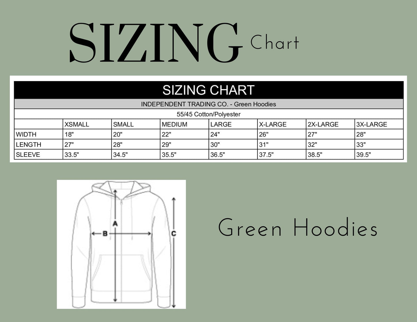 MOSG Full Zip-Up Military Green Hoodie