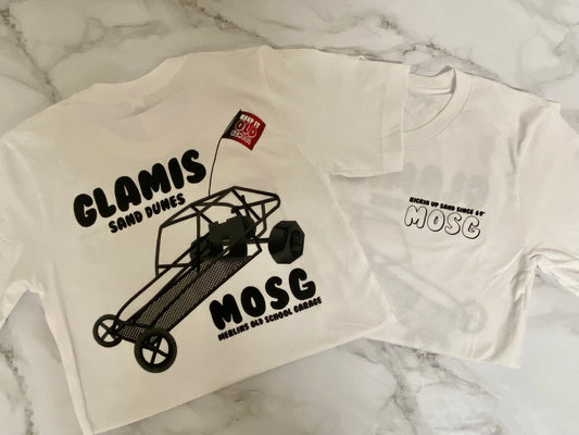 Limited Edition GLAMIS (white) - Kickin Up Sand Since 69' T-shirt