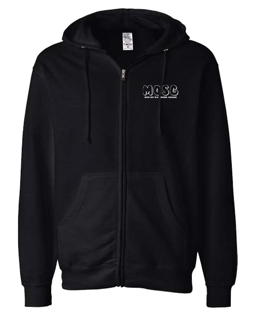 MOSG Full Zip-Up Hoodie - Black & Military Green