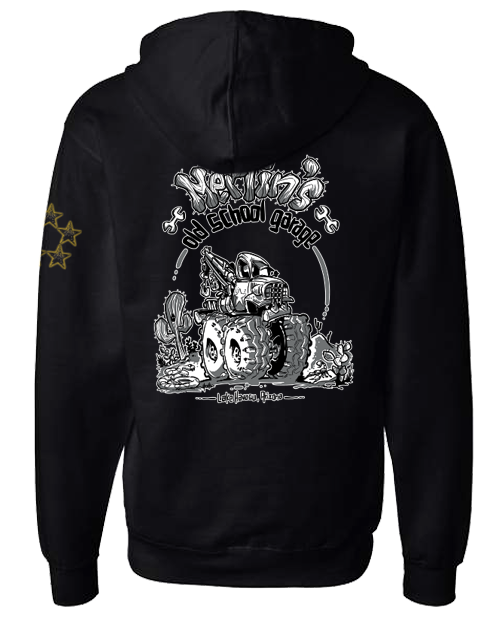 MOSG Full Zip-Up Hoodie - Black & Military Green