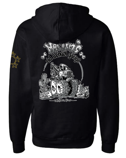 MOSG Full Zip-Up Hoodie - Black & Military Green