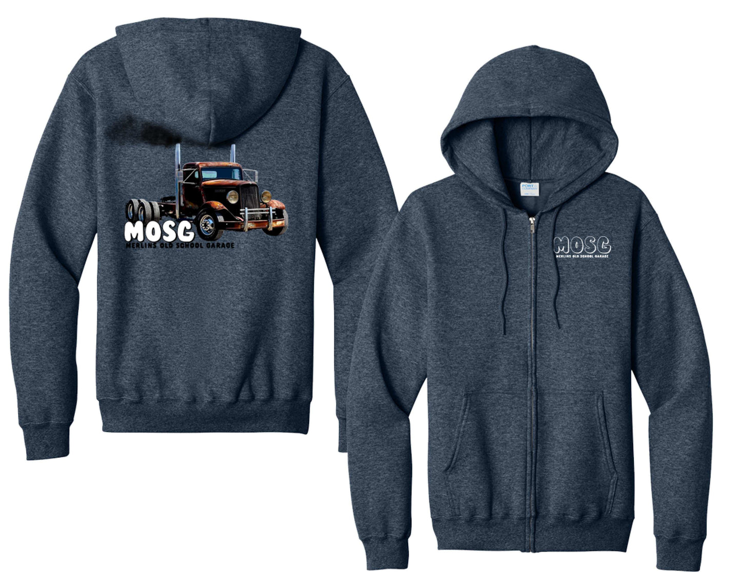 *PRE-ORDER* Mini Semi Full Zip-Up Hoodie